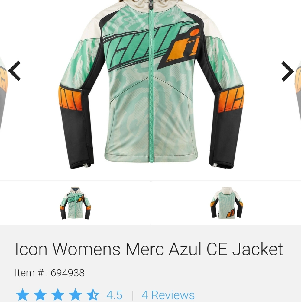 Azul ICON motosports Jacket